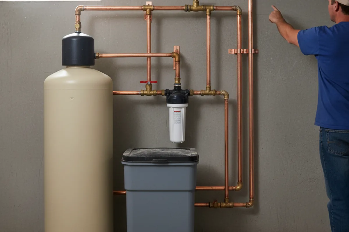 Whole-house water treatment system installed in Commack